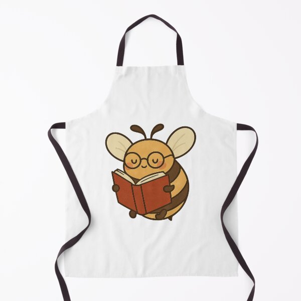 Item preview, Bee Wearing Glasses Reading a Book designed and sold by ֍ NishlaArts ֍.