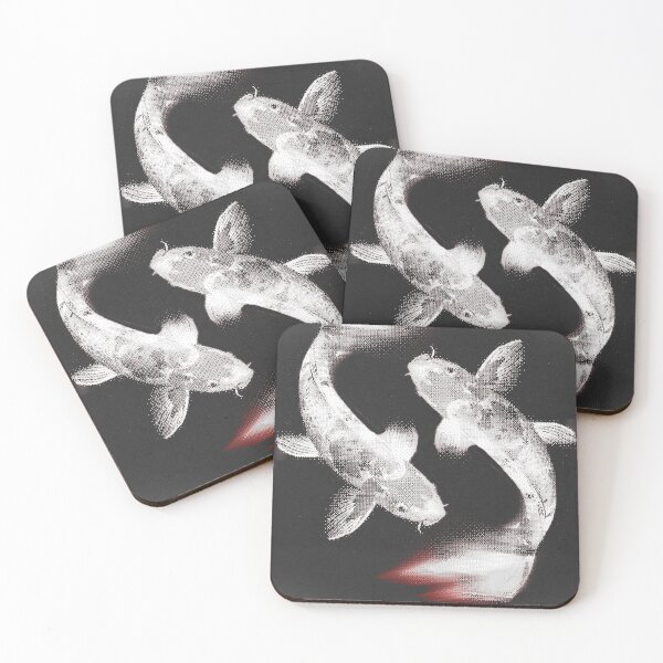 Item preview, Koi Carp Red Motion Blur – Glitch Pixel Art designed and sold by judepsd.