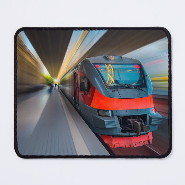 Item preview, Speed in Motion – Red Train Photography designed and sold by KarenVarr.
