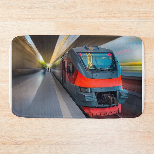 Item preview, Speed in Motion – Red Train Photography designed and sold by KarenVarr.