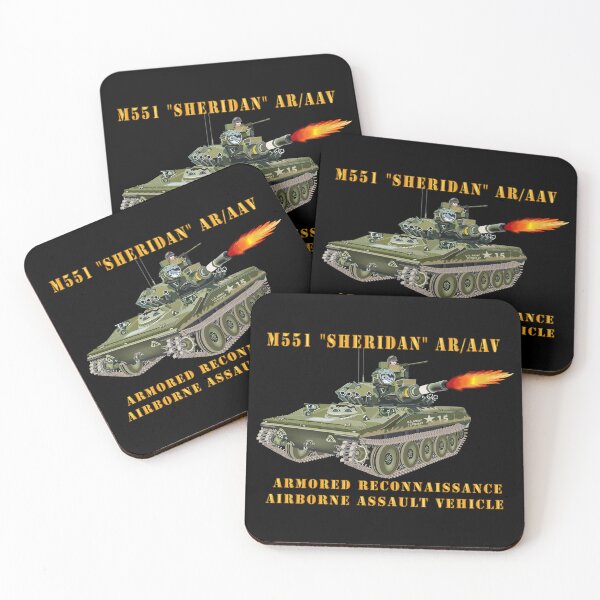 Item preview, Army - M551 Sheridan - Firing - AR-AAV designed and sold by Military Insignia Products.