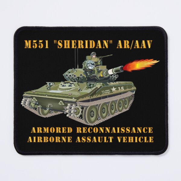 Item preview, Army - M551 Sheridan - Firing - AR-AAV designed and sold by Military Insignia Products.