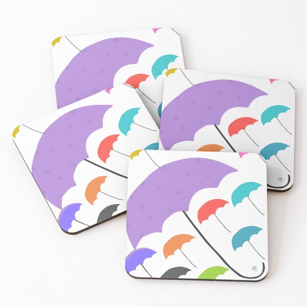 Item preview, Colourful Umbrellas design designed and sold by Andykinoz.