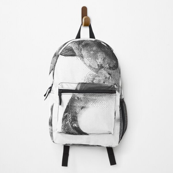 Item preview, Koi Carp Black and white Motion Blur – Glitch Pixel Art designed and sold by judepsd.