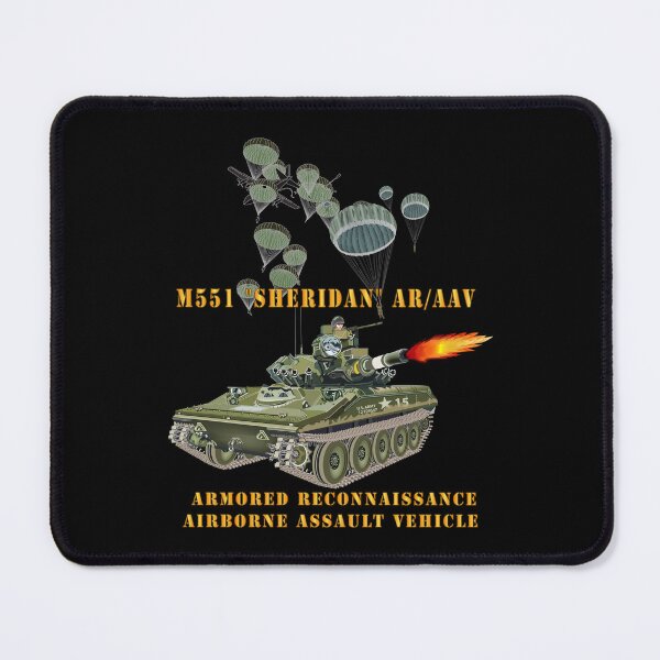 Item preview, Army - M551 Sheridan - Firing - ARV-AAV w Paratroopers designed and sold by Military Insignia Products.