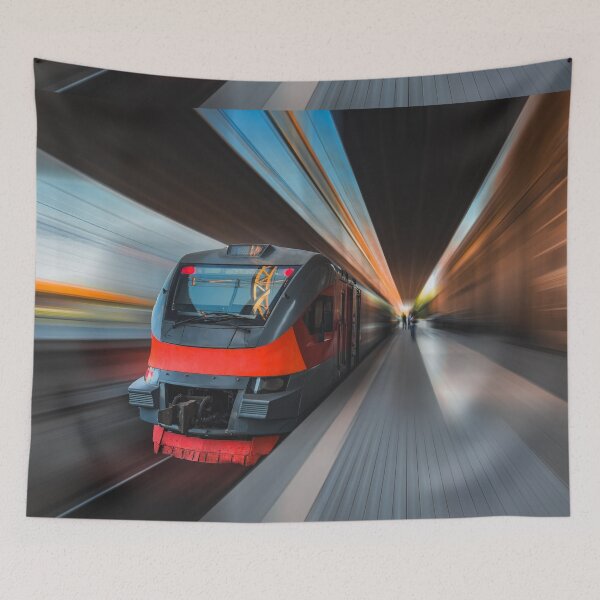 Item preview, High-Speed Train in Motion designed and sold by KarenVarr.