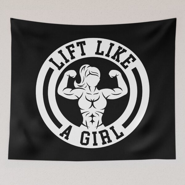 Item preview, Lift like a girl designed and sold by PaulSDesign.
