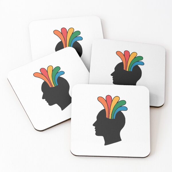 Item preview, Rainbow Mind Explosion - Bold Abstract Head Art designed and sold by OnPointOutfits.