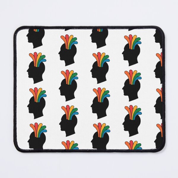 Item preview, Rainbow Mind Explosion - Bold Abstract Head Art designed and sold by OnPointOutfits.