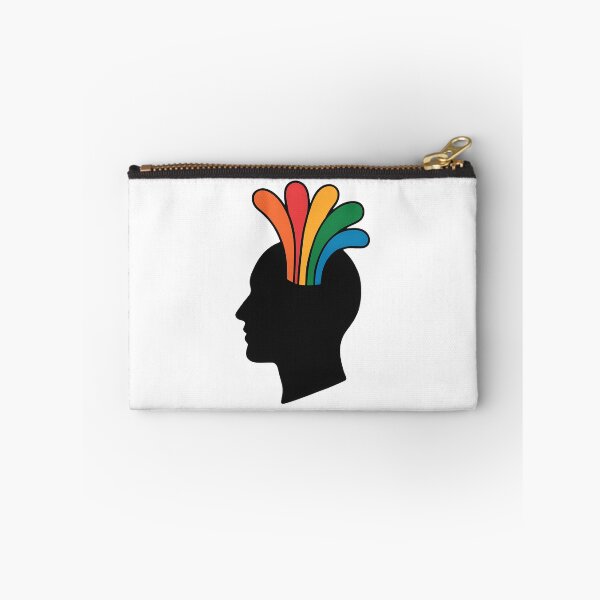 Item preview, Rainbow Mind Explosion - Bold Abstract Head Art designed and sold by OnPointOutfits.