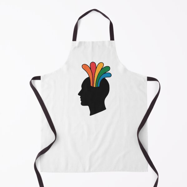 Item preview, Rainbow Mind Explosion - Bold Abstract Head Art designed and sold by OnPointOutfits.