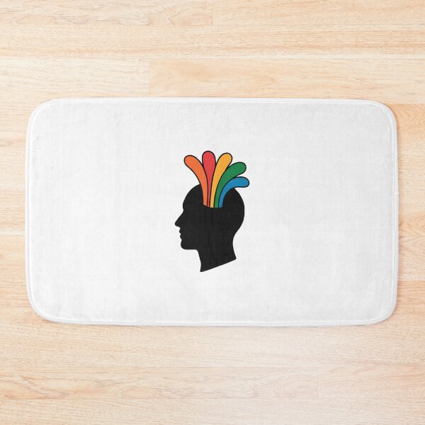 Item preview, Rainbow Mind Explosion - Bold Abstract Head Art designed and sold by OnPointOutfits.