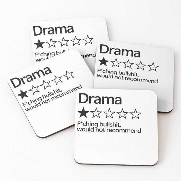 Item preview, Drama Would Not Recommend designed and sold by shitpostee.