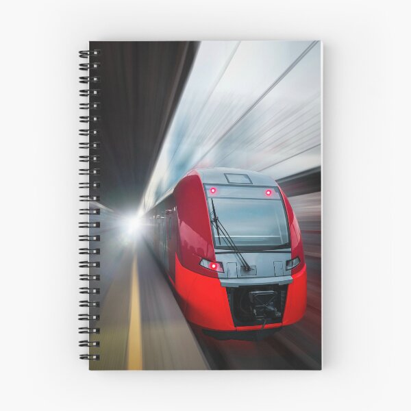 Item preview, Red Bullet Train Speeding Through Tunnel designed and sold by KarenVarr.