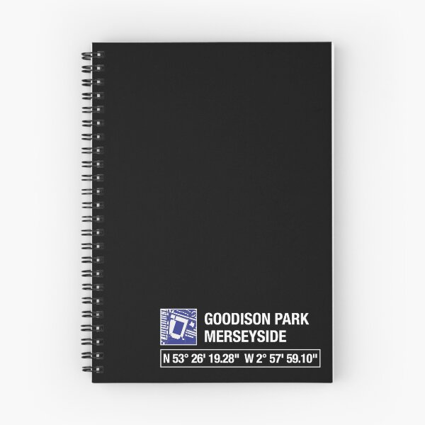 Artikelvorschau, Goodison Park, Everton, Merseyside – Koordinaten entworfen und verkauft von Cairngorm Designs.