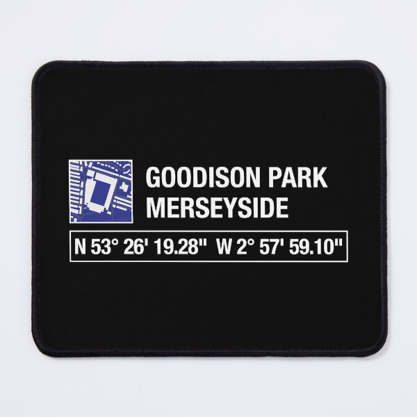 Item preview, Goodison Park, Everton, Merseyside - Coordinates designed and sold by Cairngorm Designs.