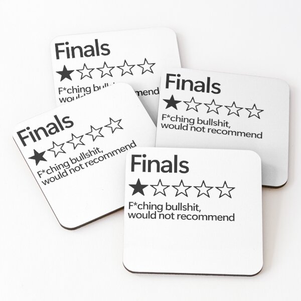 Item preview, Finals Would Not Recommend designed and sold by shitpostee.