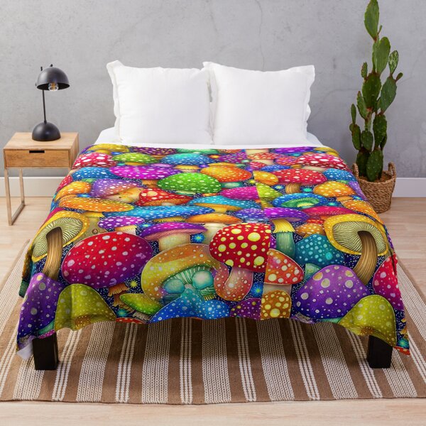 Item preview, The Secret Life of a Glowing Mushroom Forest. designed and sold by Piotrek0001.