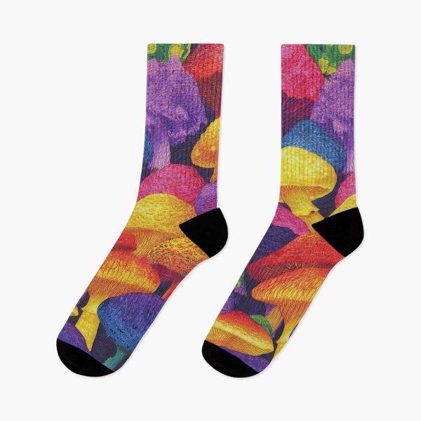 Item preview, Trippy Neon Vision of a Cosmic Mushroom World. designed and sold by Piotrek0001.
