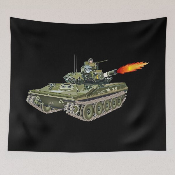 Item preview, Army - M551 Sheridan - Firing wo Txt designed and sold by Military Insignia Products.