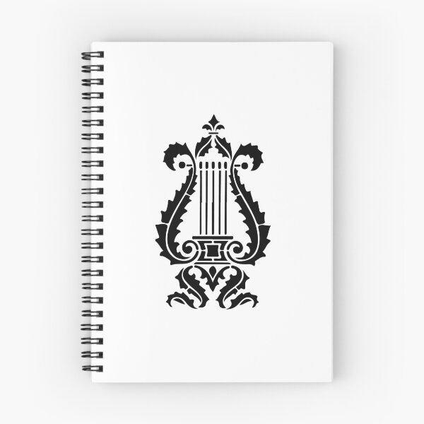 Item preview, Stylized Lyre Illustration - Elegant Minimalist String Instrument  Design designed and sold by WorldLily.