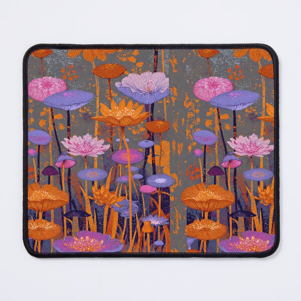 Item preview, A Mind-Bending Pattern of Fluorescent Mushrooms. designed and sold by Piotrek0001.