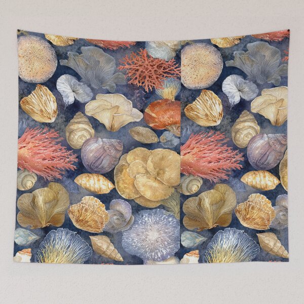 Item preview, Structured Abstract Art Featuring Fungi and Geometry. designed and sold by Piotrek0001.