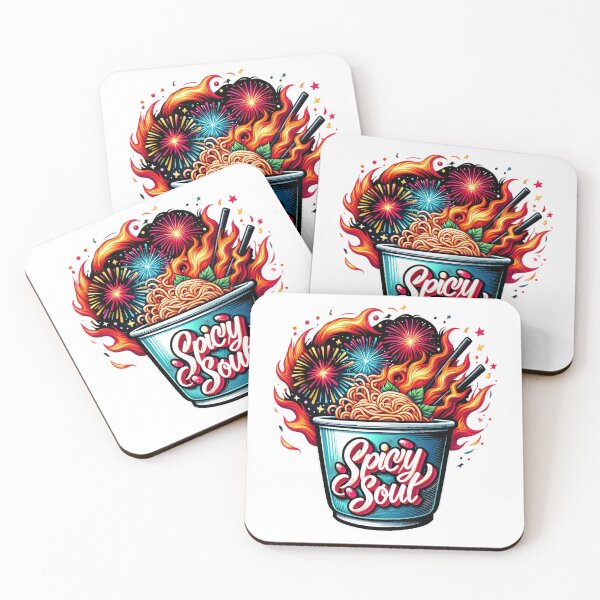 Item preview, Flaming Ramen: Spicy Soul designed and sold by Karujima.
