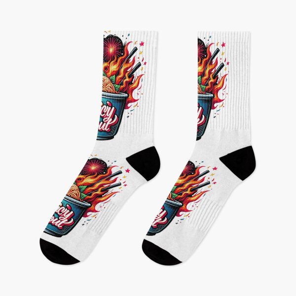 Item preview, Flaming Ramen: Spicy Soul designed and sold by Karujima.