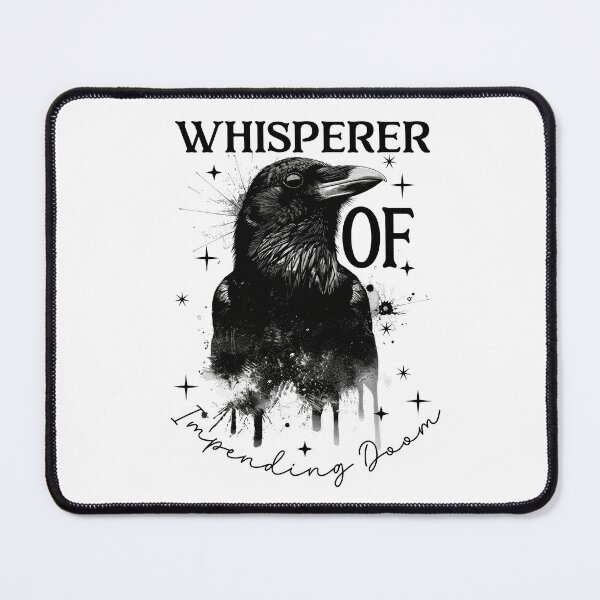 Item preview, Whisperer Of Impending Doom Gothic Raven designed and sold by Jcat7.
