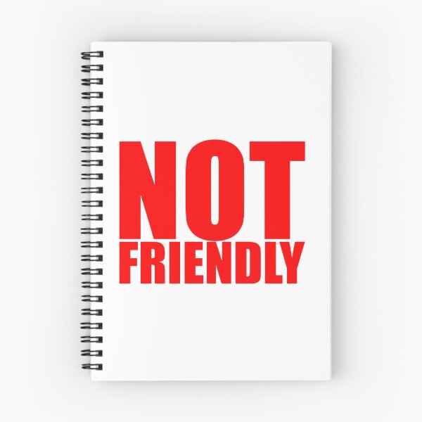 Item preview, Not friendly bold statement designed and sold by AnteZd.