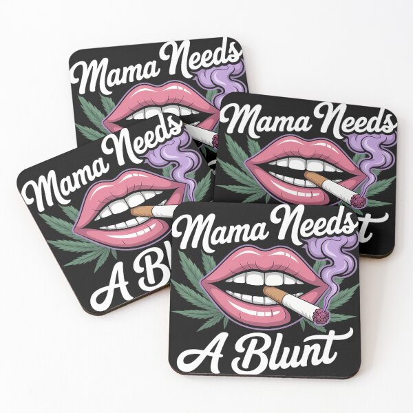 Item preview, Mama Needs A Blunt, American Flag Weed Marijuana Cannabis designed and sold by blueyeeti.