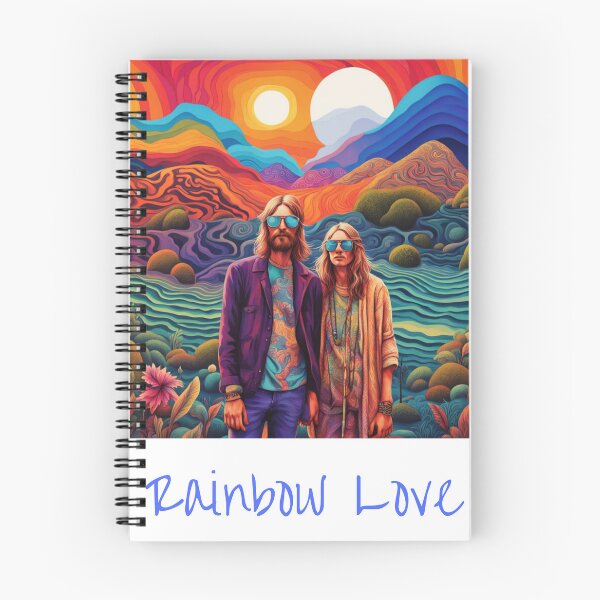 Item preview, Psychedelic Rainbow Love designed and sold by Andykinoz.