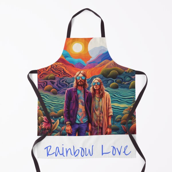 Item preview, Psychedelic Rainbow Love designed and sold by Andykinoz.