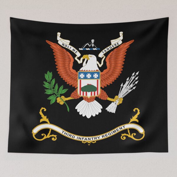 Item preview, Army - Regimental Colors -3rd Infantry wo Flag X 300 designed and sold by Military Insignia Products.