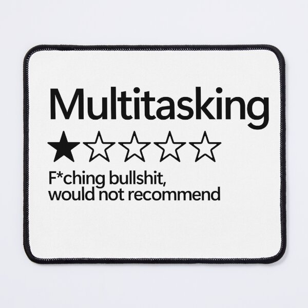 Item preview, Multitasking Would Not Recommend designed and sold by shitpostee.