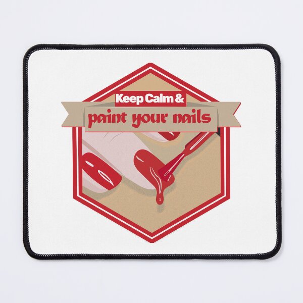 Item preview, Keep Calm and Paint Your Nails – Fun and Stylish Design for Nail Techs and Beauty Lovers designed and sold by ArtsyExplorer.