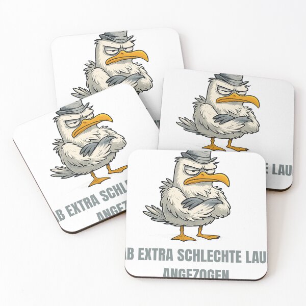Item preview, Extra Bad Mood – Grumpy Bird Cartoon designed and sold by nkhookysun.