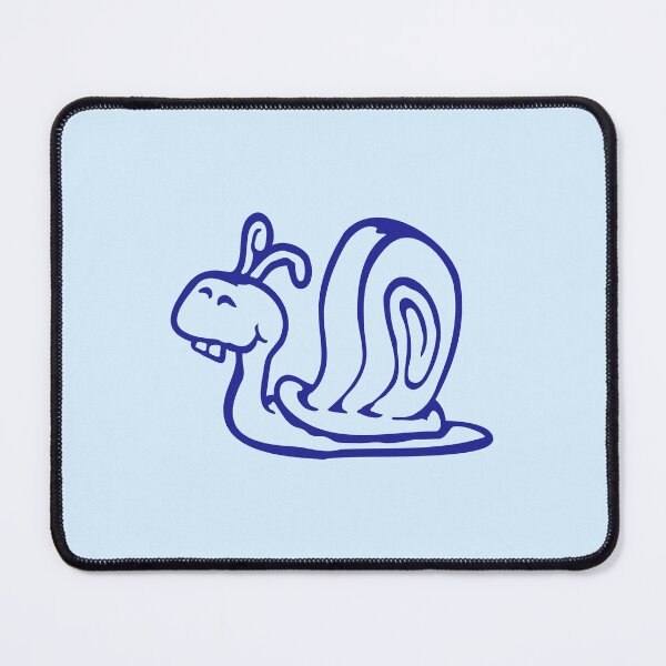 Item preview, Happy Snail Long Teeth Shell Little Slug Funny Comic designed and sold by shirt-o-mat.