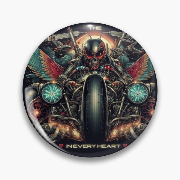 Item preview, Cyberpunk Rider Skull Wings designed and sold by Voodoo Store Paranormal Collections.