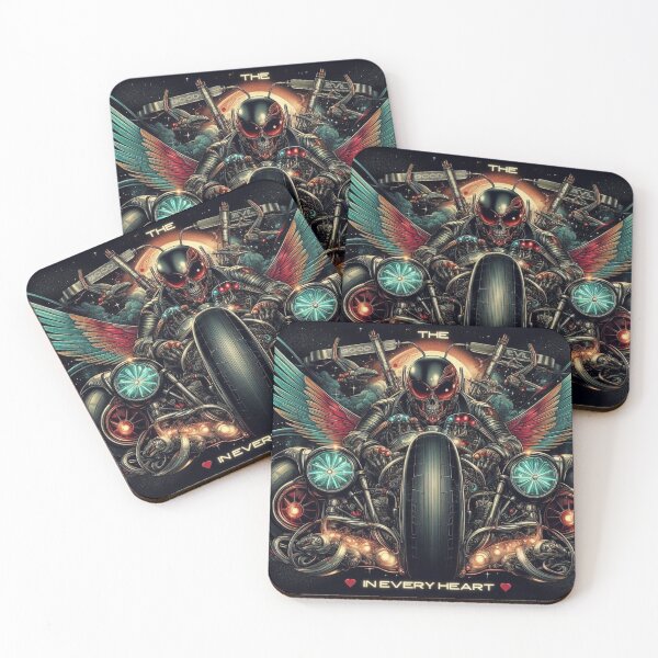 Item preview, Cyberpunk Rider Skull Wings designed and sold by Voodoo Store Paranormal Collections.