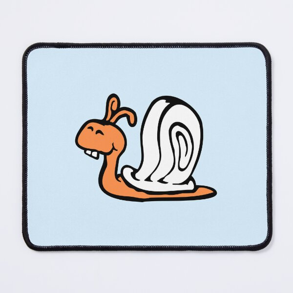 Item preview, Happy Snail Long Teeth Little Slug Shell Funny Comic designed and sold by shirt-o-mat.