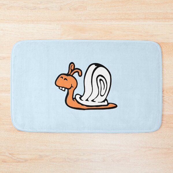 Item preview, Happy Snail Long Teeth Little Slug Shell Funny Comic designed and sold by shirt-o-mat.