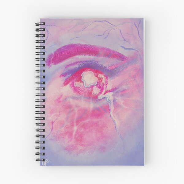 Item preview, “coldcrush and migraine veins” - Sad Eyes Pink Blush Lavender Veins Artwork designed and sold by Chloë, Natalie, & Sam Buse.