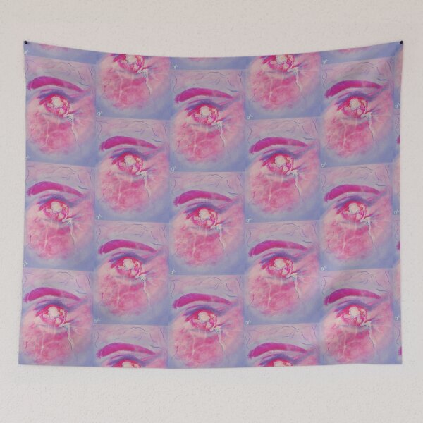 Item preview, “coldcrush and migraine veins” - Sad Eyes Pink Blush Lavender Veins Artwork designed and sold by Chloë, Natalie, & Sam Buse.