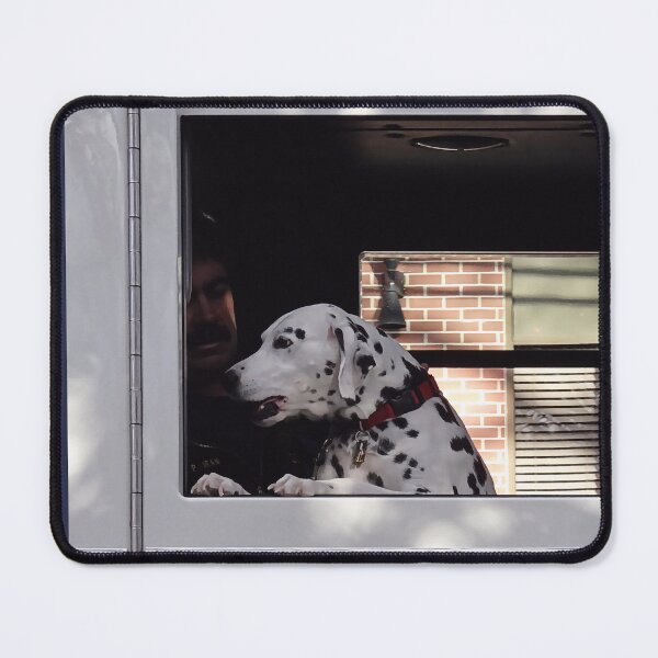Item preview, Dalmation In Fire Truck designed and sold by Susan Savad.