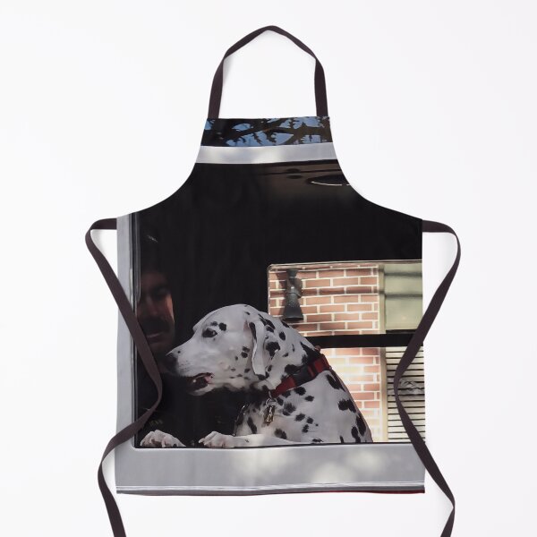 Item preview, Dalmation In Fire Truck designed and sold by Susan Savad.