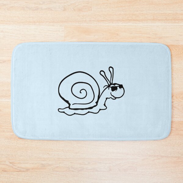 Item preview, Happy Snail Sunglasses Cool Smile Funny Comic designed and sold by shirt-o-mat.