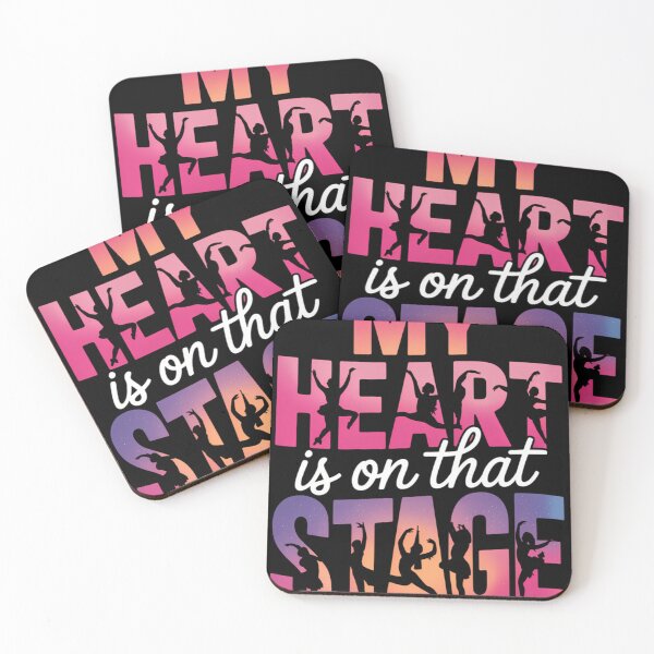 Item preview, My Heart Is On That Stage Funny Quote designed and sold by blueyeeti.