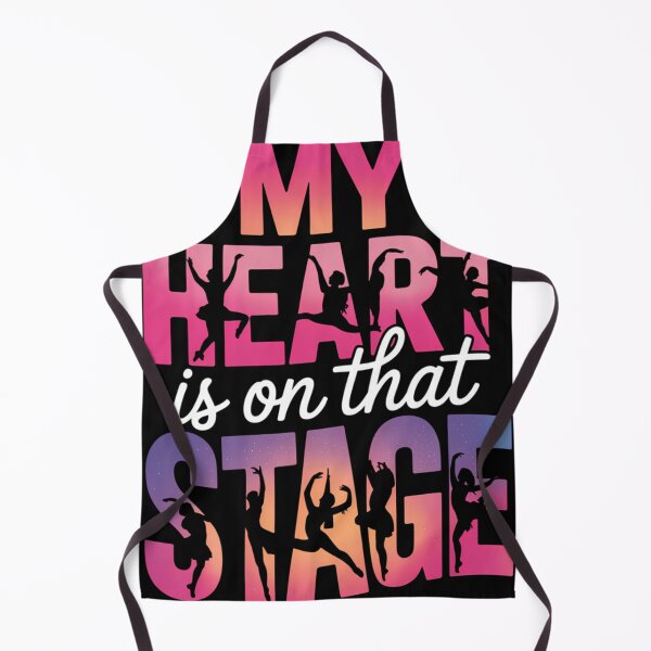 Item preview, My Heart Is On That Stage Funny Quote designed and sold by blueyeeti.
